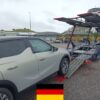 Transporte em camião de automóvel da Alemanha para Portugal.